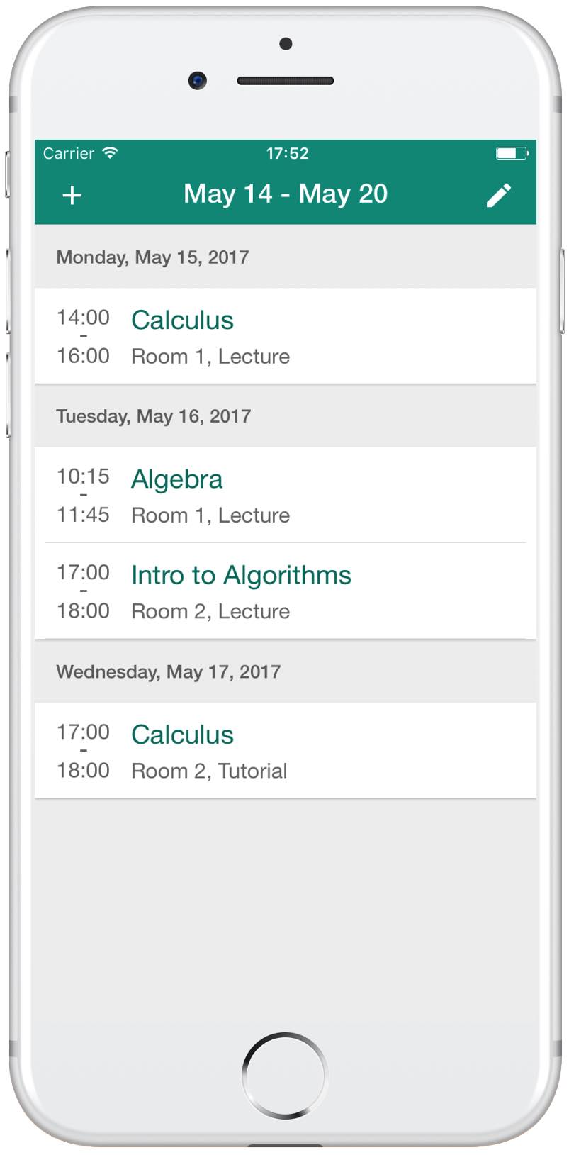 Timetable app